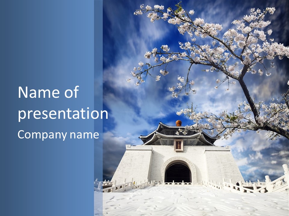 Landmark Sculpture Memory PowerPoint Template