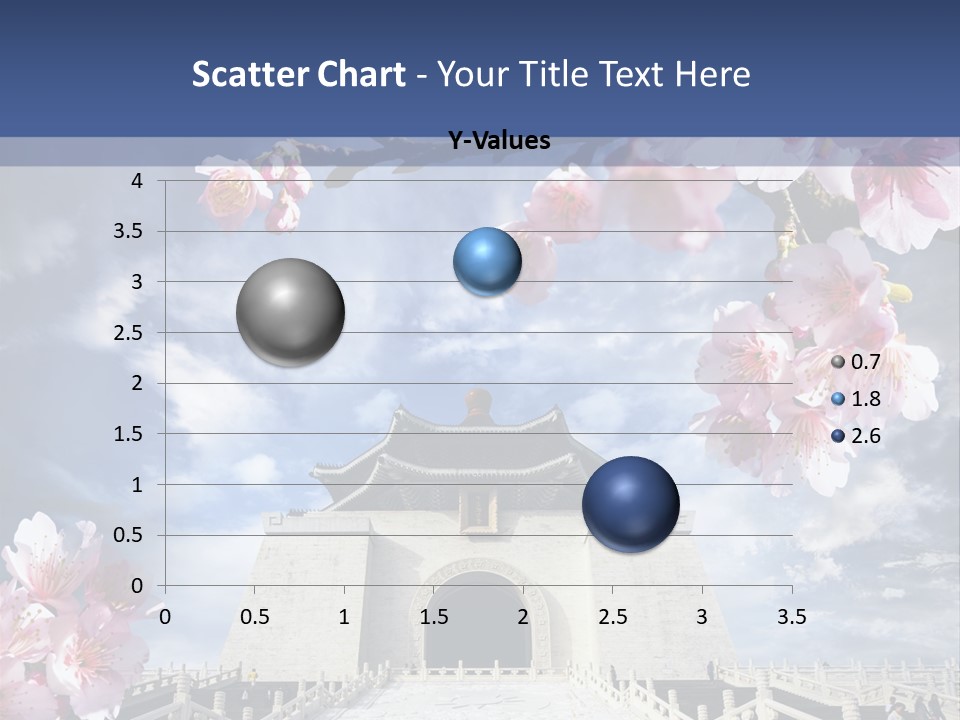 Calligraphy Chinese Blossom PowerPoint Template