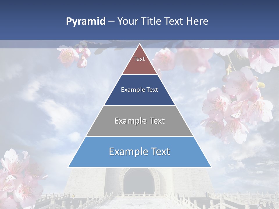 Calligraphy Chinese Blossom PowerPoint Template