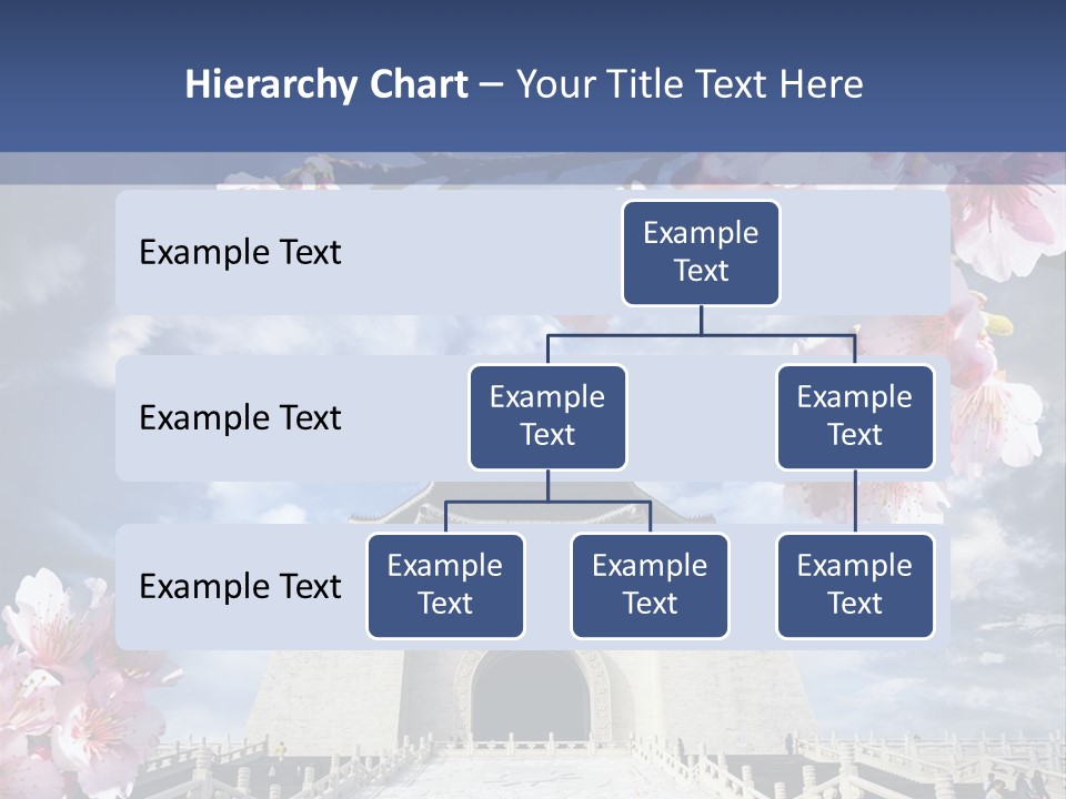Calligraphy Chinese Blossom PowerPoint Template