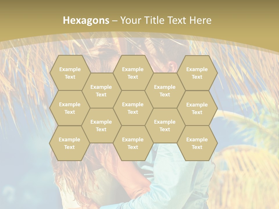 Pond Wind Bride PowerPoint Template