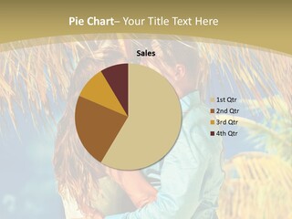 Pond Wind Bride PowerPoint Template