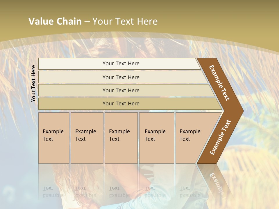 Pond Wind Bride PowerPoint Template