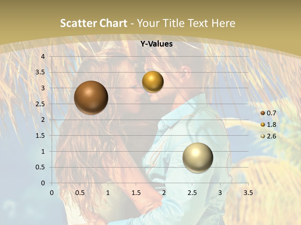 Pond Wind Bride PowerPoint Template