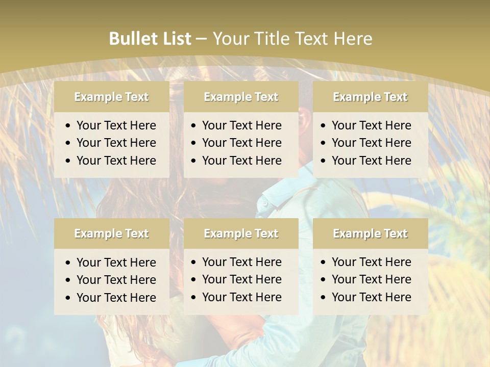 Pond Wind Bride PowerPoint Template