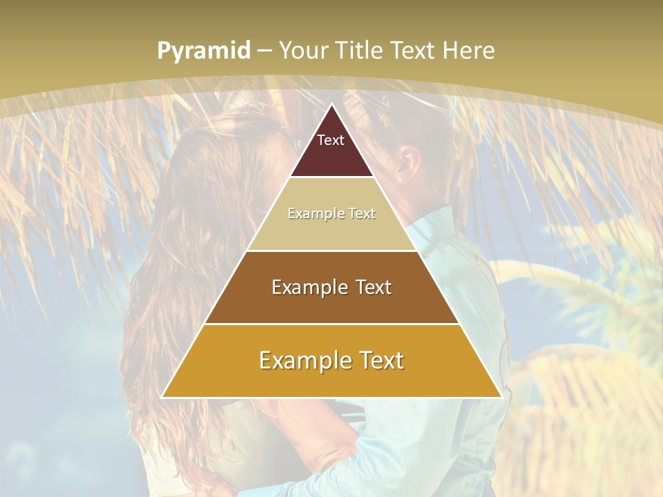 Pond Wind Bride PowerPoint Template