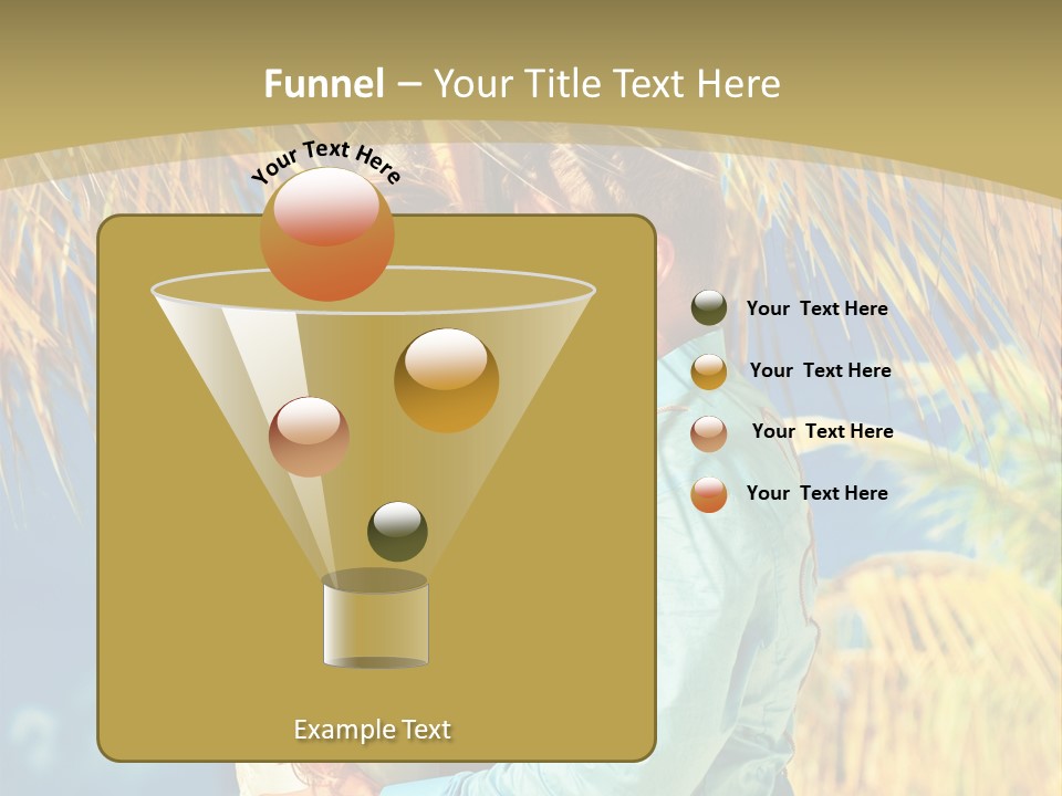 Pond Wind Bride PowerPoint Template