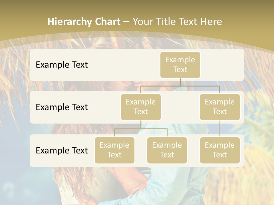 Pond Wind Bride PowerPoint Template