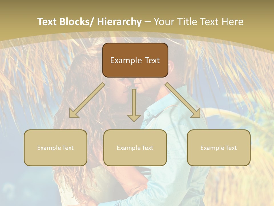 Pond Wind Bride PowerPoint Template