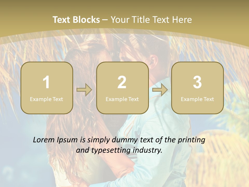 Pond Wind Bride PowerPoint Template