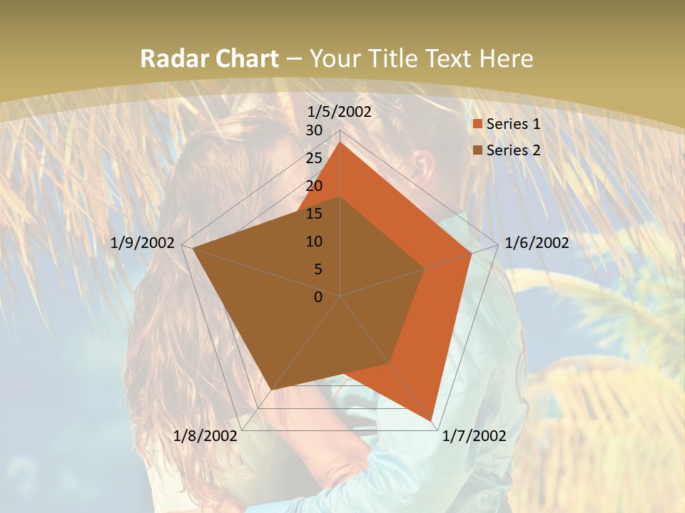 Pond Wind Bride PowerPoint Template