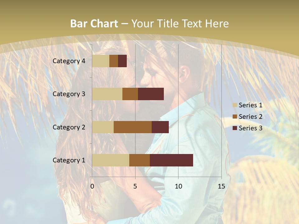 Pond Wind Bride PowerPoint Template