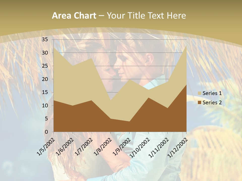 Pond Wind Bride PowerPoint Template