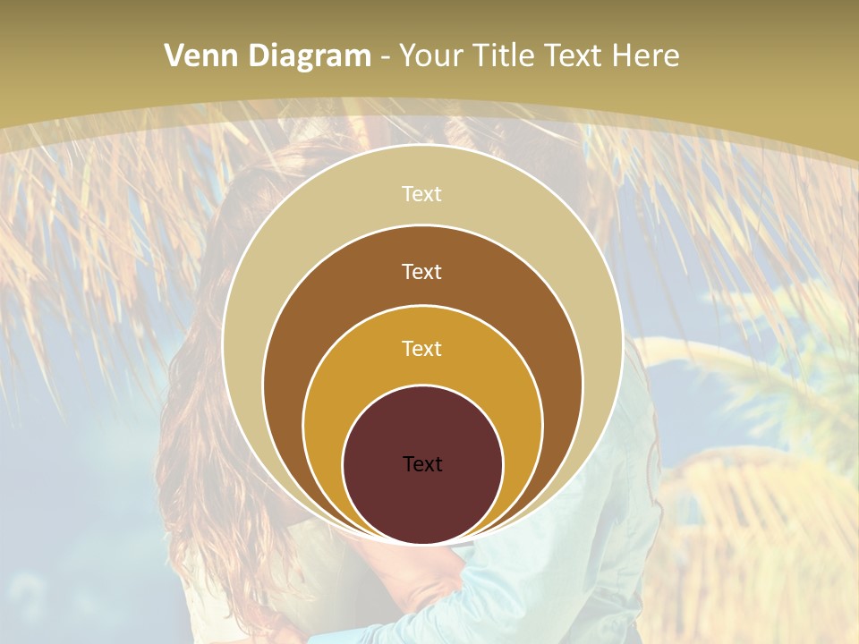 Pond Wind Bride PowerPoint Template