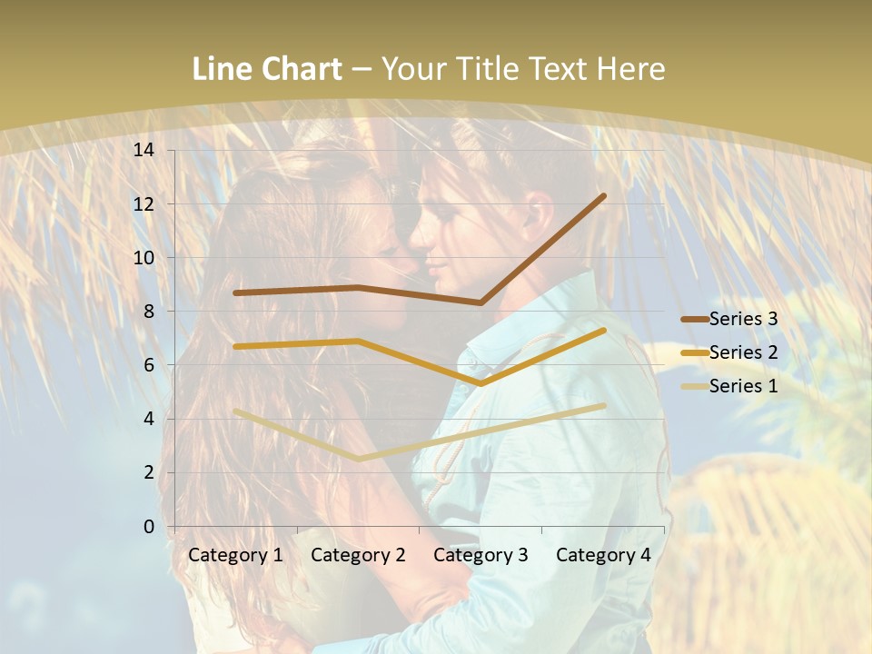 Pond Wind Bride PowerPoint Template