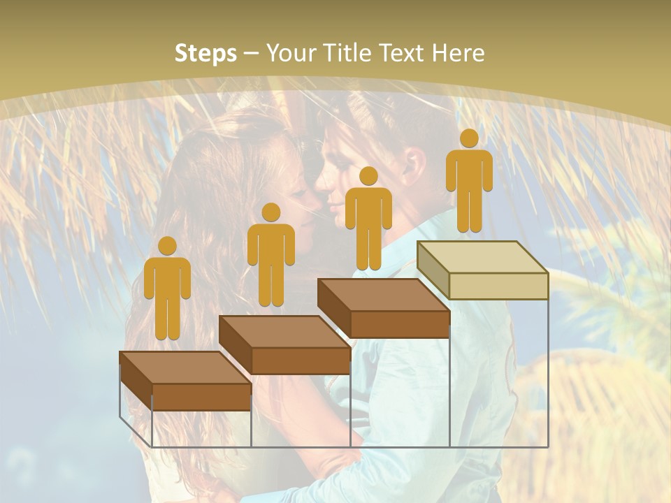 Pond Wind Bride PowerPoint Template