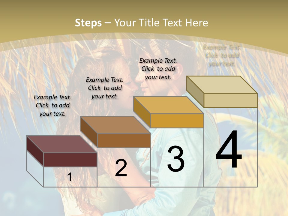 Pond Wind Bride PowerPoint Template