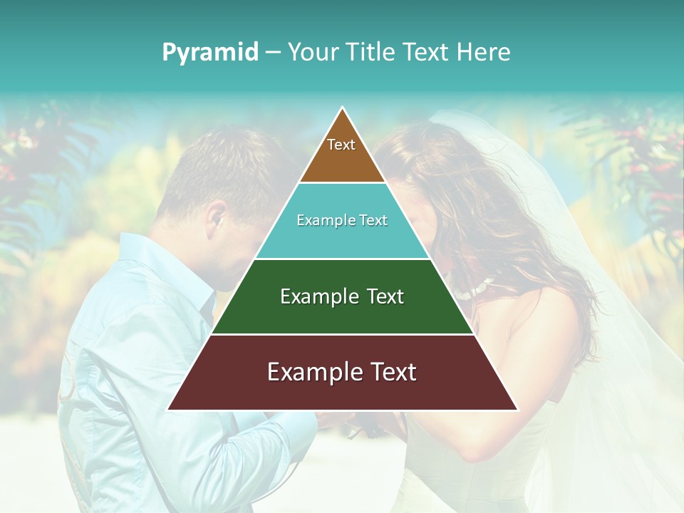 Bali Palm Bride PowerPoint Template