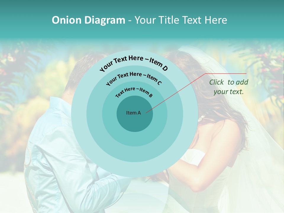 Bali Palm Bride PowerPoint Template