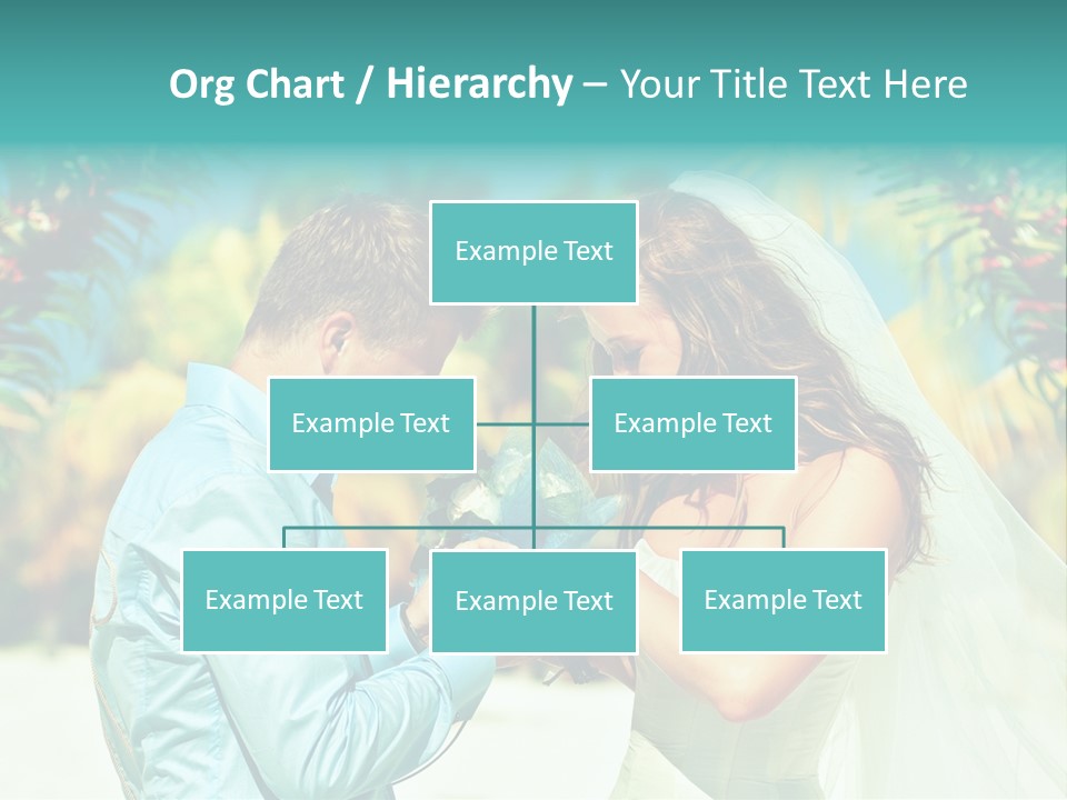 Bali Palm Bride PowerPoint Template