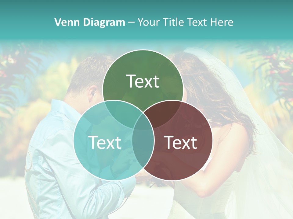 Bali Palm Bride PowerPoint Template