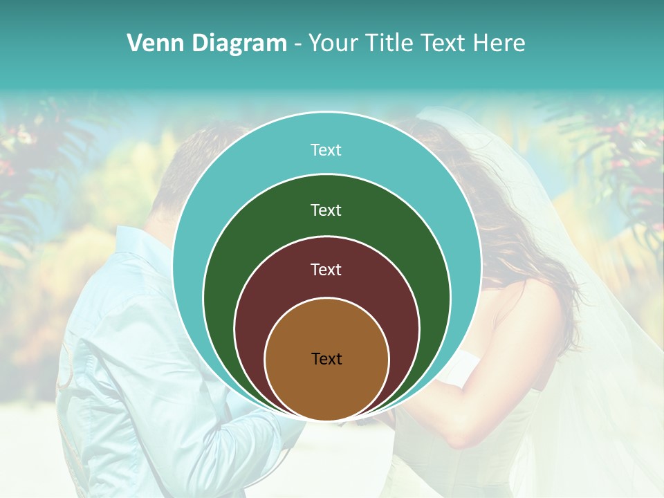 Bali Palm Bride PowerPoint Template