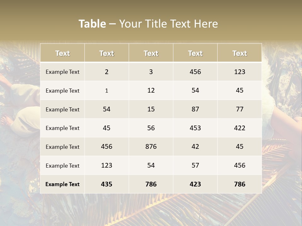 Dream Beach Exotic PowerPoint Template