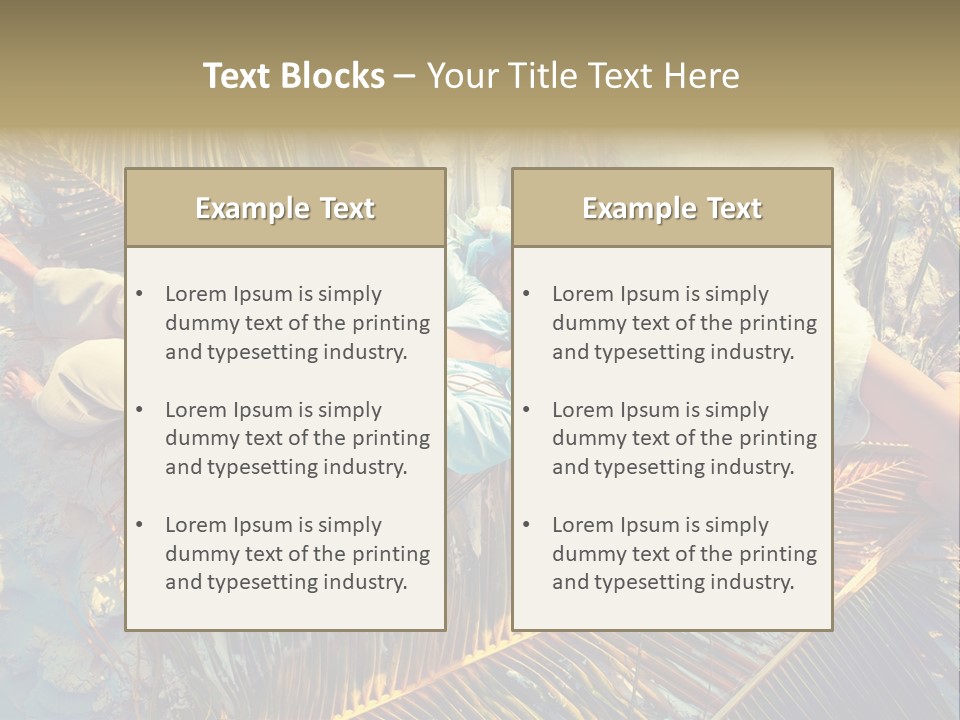 Dream Beach Exotic PowerPoint Template