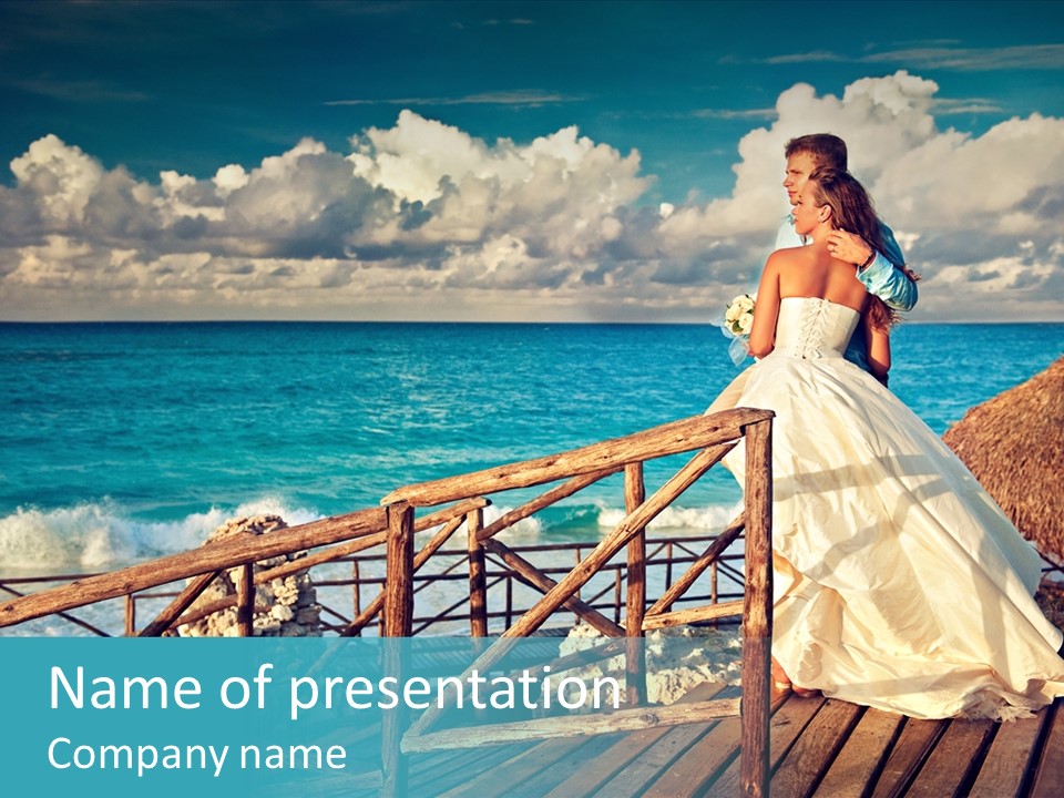 Islands Dream Veil PowerPoint Template