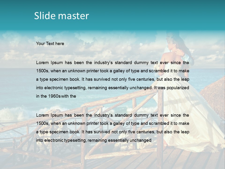 Islands Dream Veil PowerPoint Template