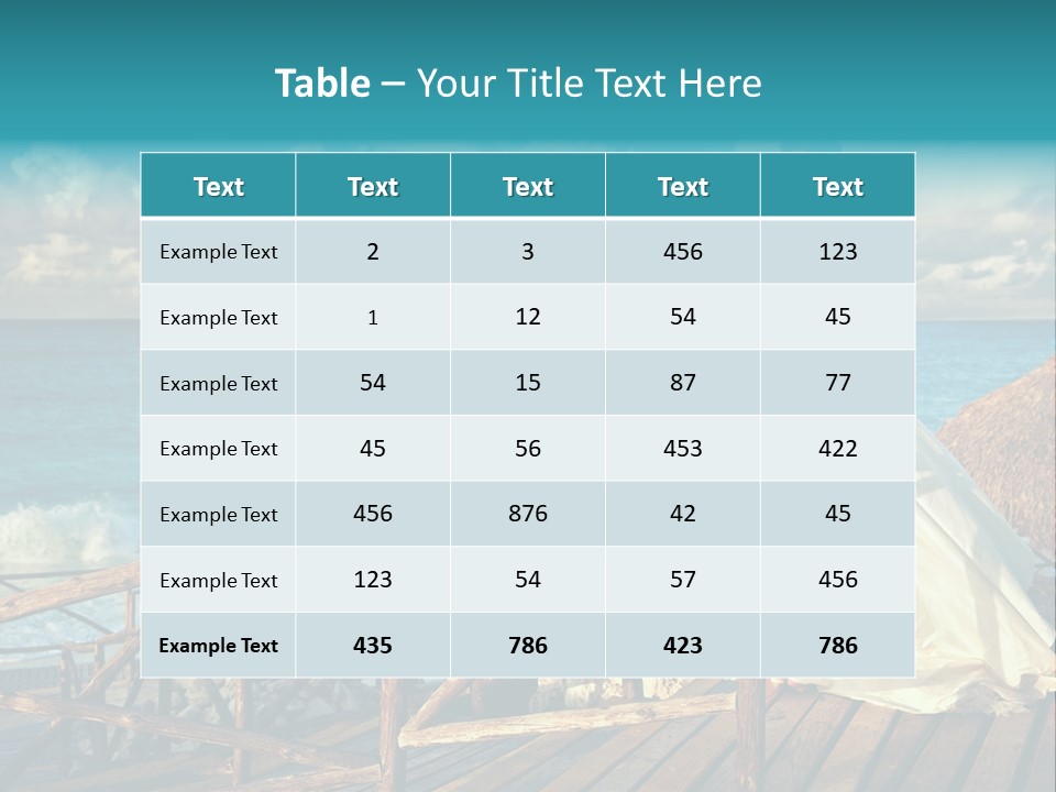 Islands Dream Veil PowerPoint Template