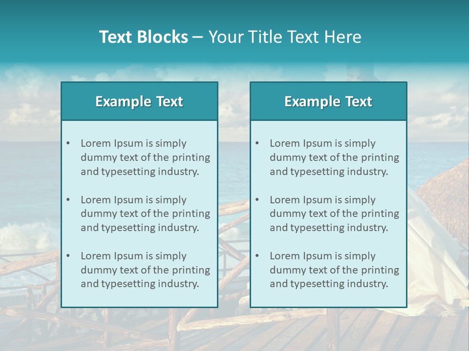 Islands Dream Veil PowerPoint Template