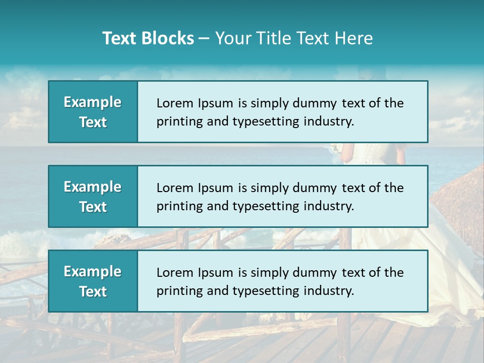 Islands Dream Veil PowerPoint Template
