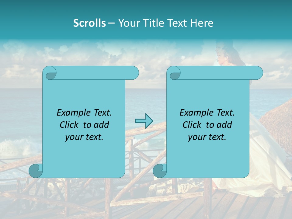 Islands Dream Veil PowerPoint Template