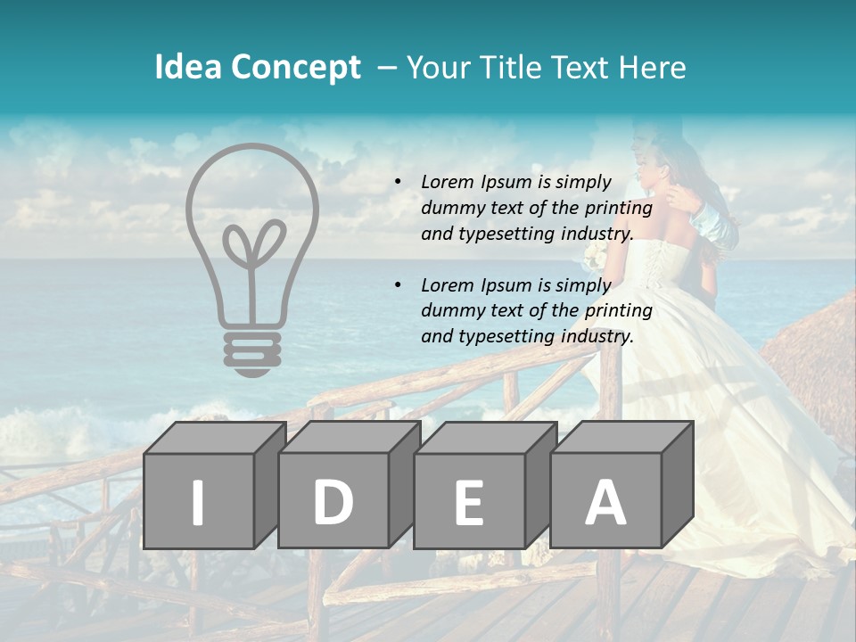 Islands Dream Veil PowerPoint Template