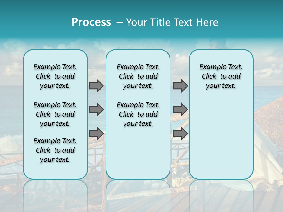 Islands Dream Veil PowerPoint Template