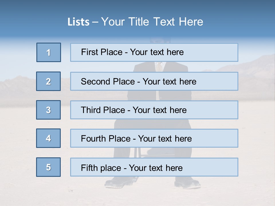 Young Attractive Vision PowerPoint Template