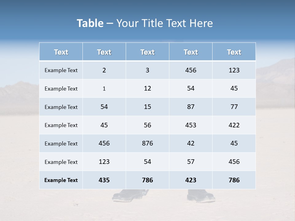 Young Attractive Vision PowerPoint Template