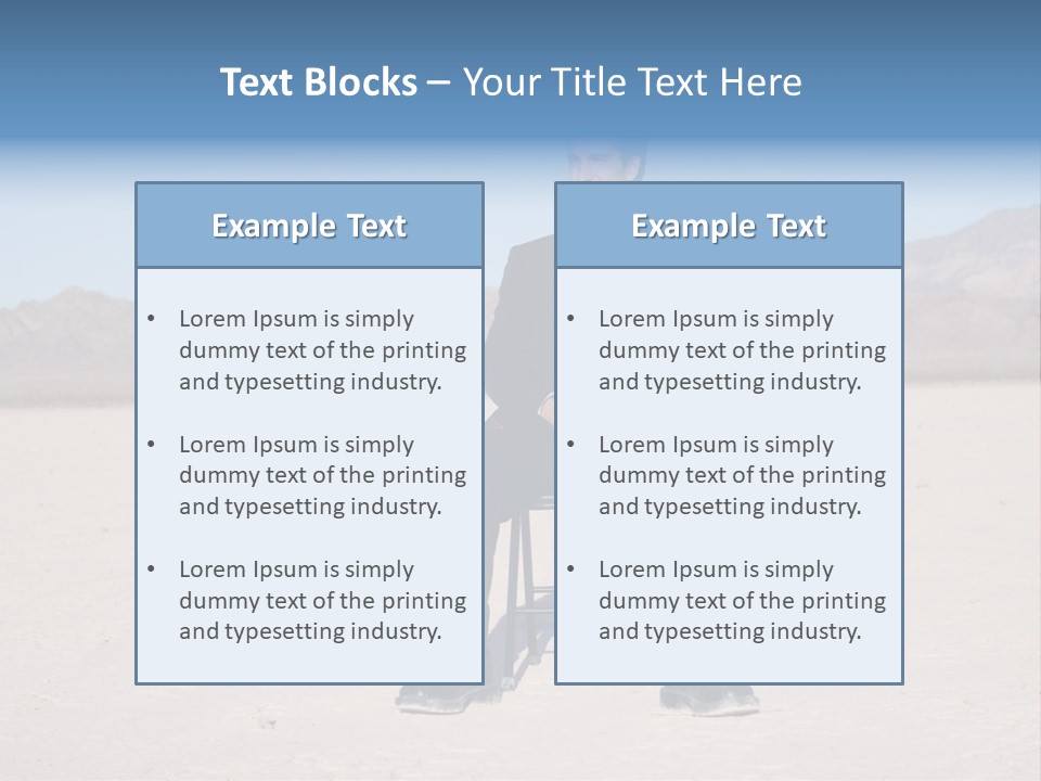 Young Attractive Vision PowerPoint Template