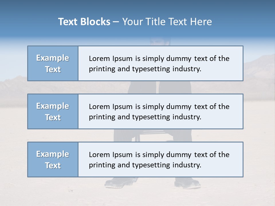 Young Attractive Vision PowerPoint Template