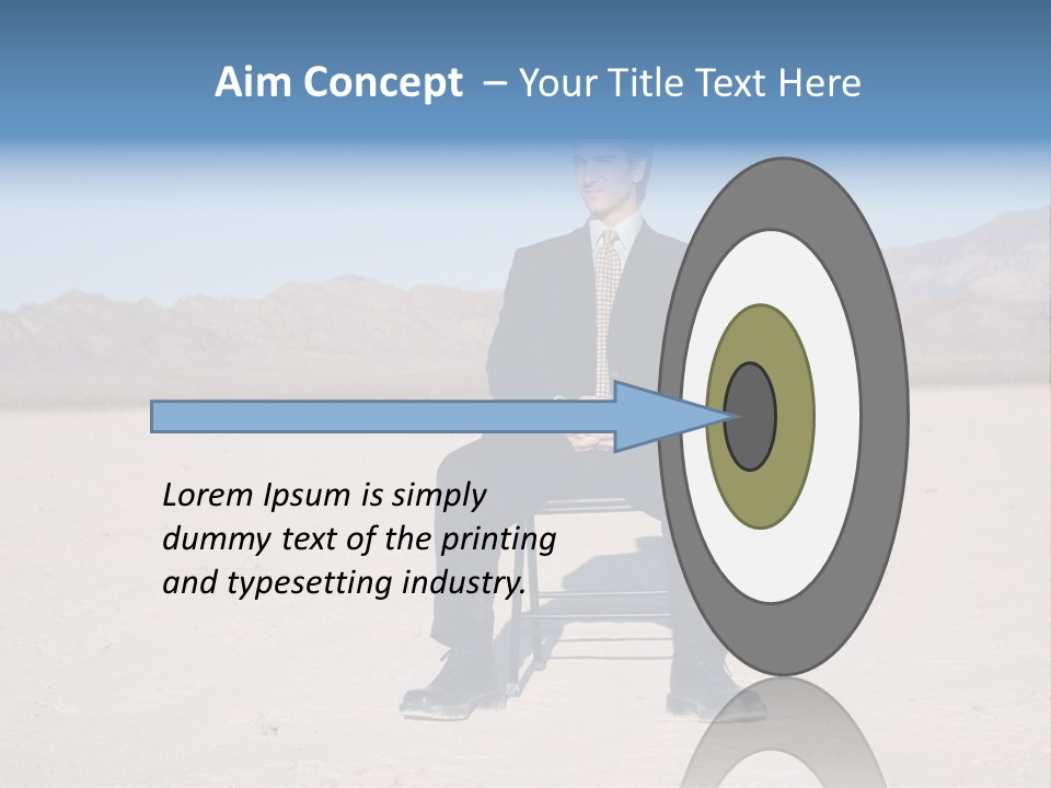 Young Attractive Vision PowerPoint Template