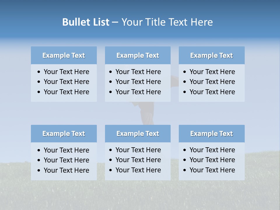 Man Ceo Kicking PowerPoint Template