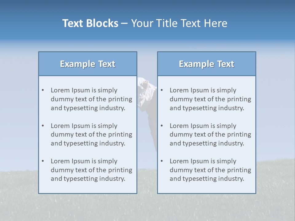 Man Ceo Kicking PowerPoint Template