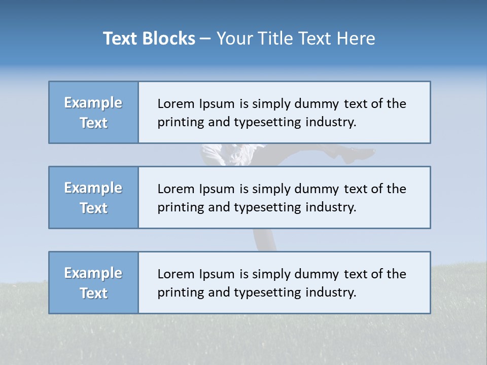 Man Ceo Kicking PowerPoint Template
