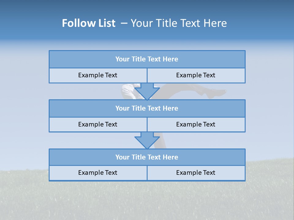 Man Ceo Kicking PowerPoint Template