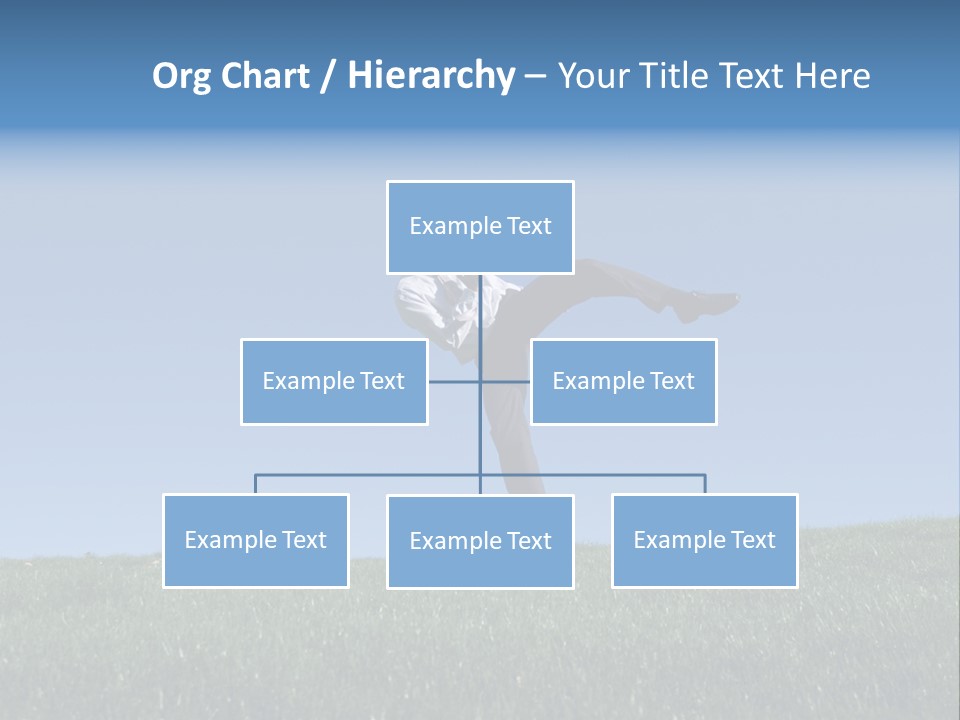 Man Ceo Kicking PowerPoint Template