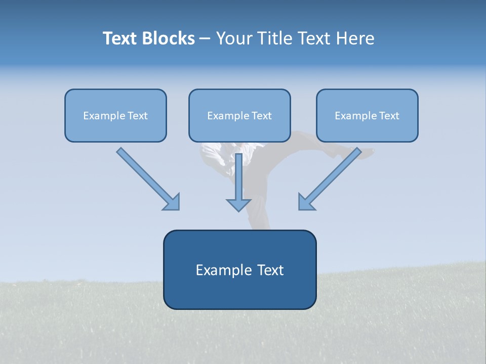 Man Ceo Kicking PowerPoint Template