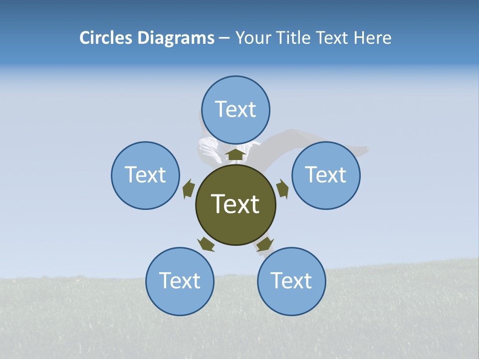 Man Ceo Kicking PowerPoint Template