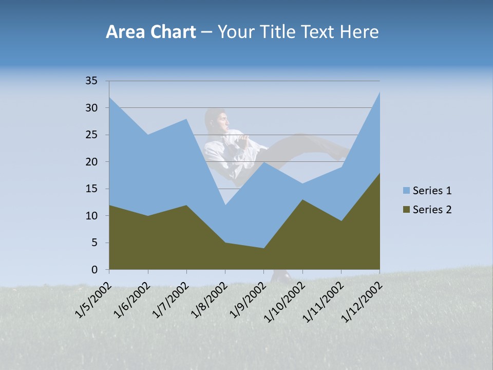 Man Ceo Kicking PowerPoint Template