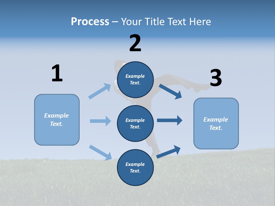 Man Ceo Kicking PowerPoint Template